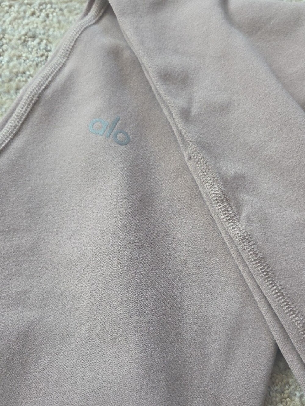 ALO Yoga High-Rise Flare Leggings in Dusty Rose - Picture 7 of 7
